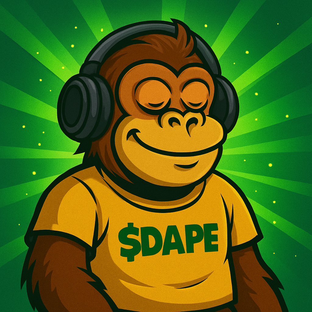 DAPE Club NFT with pixelated monkey design #16