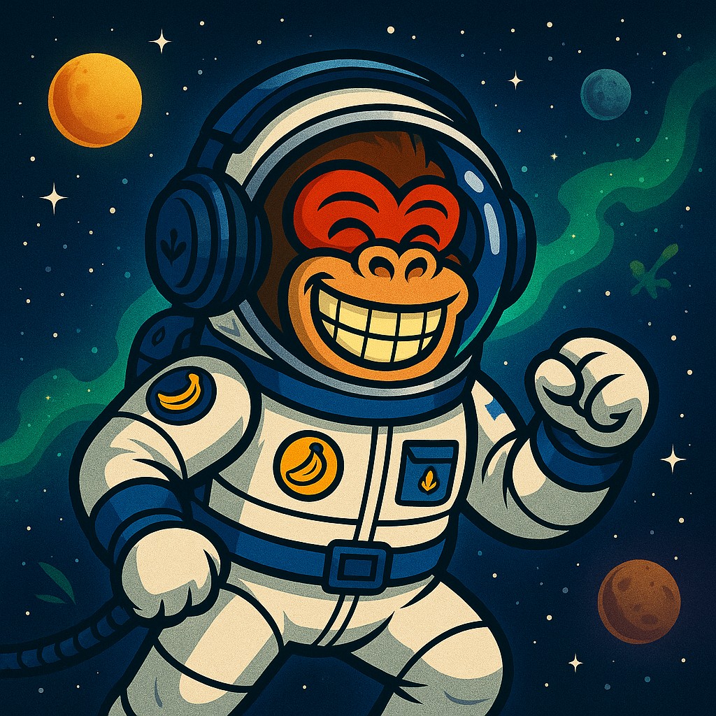 DAPE Club NFT with pixelated monkey design #18